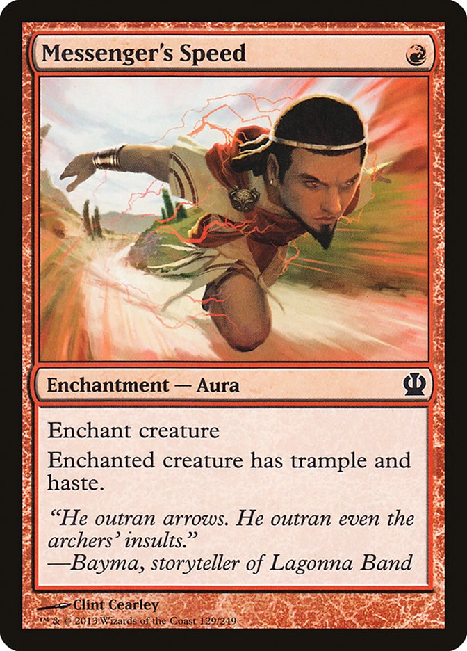 Messenger's Speed [Theros] - Magic: The Gathering - Card Brawlers | Quebec | Canada |