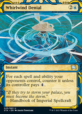 Whirlwind Denial (Foil Etched) [Strixhaven: School of Mages Mystical Archive] - Magic: The Gathering - Card Brawlers | Quebec | Canada |