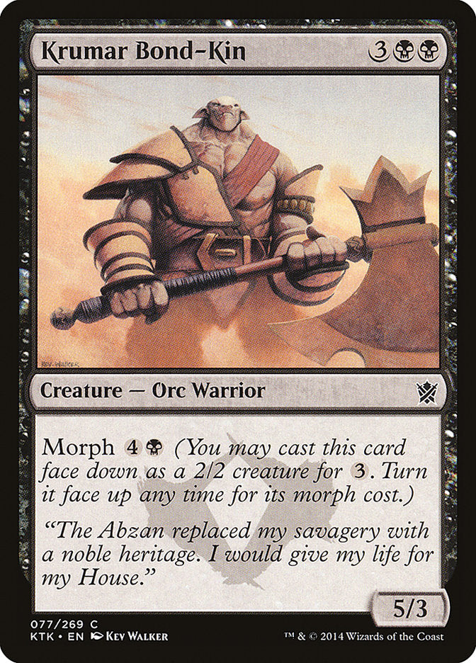 Krumar Bond-Kin [Khans of Tarkir] - Magic: The Gathering - Card Brawlers | Quebec | Canada |