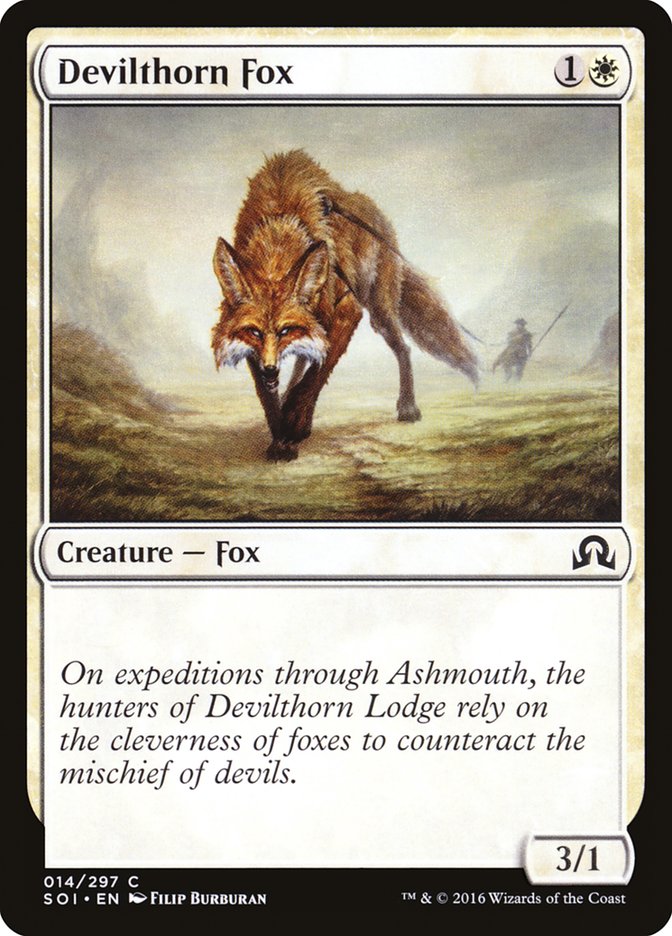 Devilthorn Fox [Shadows over Innistrad] - Magic: The Gathering - Card Brawlers | Quebec | Canada |