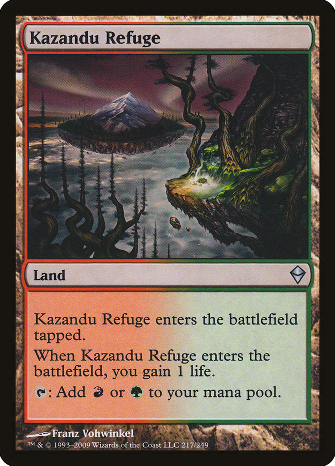 Kazandu Refuge [Zendikar] - Magic: The Gathering - Card Brawlers | Quebec | Canada |