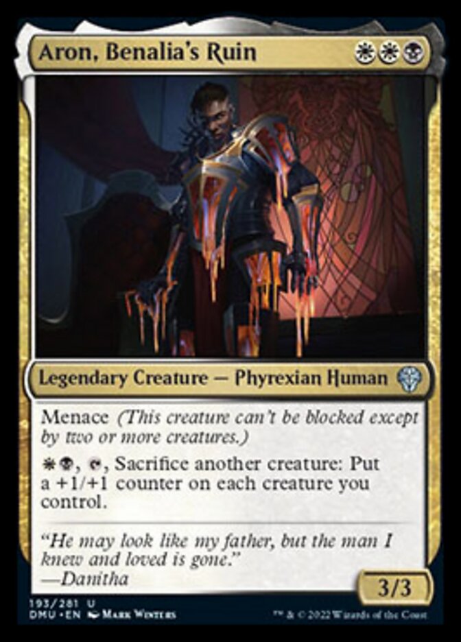 Aron, Benalia's Ruin [Dominaria United] - Magic: The Gathering - Card Brawlers | Quebec | Canada |