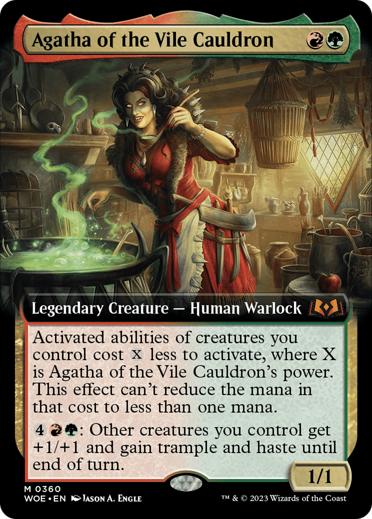 Agatha of the Vile Cauldron (Extended Art) [Wilds of Eldraine] - Magic: The Gathering - Card Brawlers | Quebec | Canada |