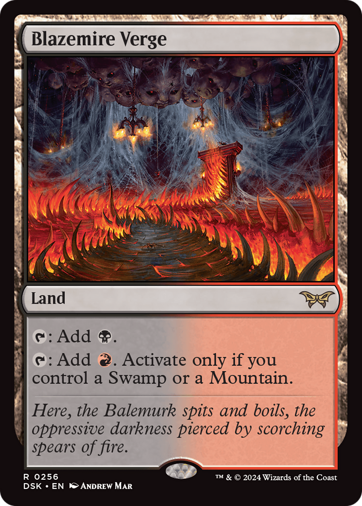 Blazemire Verge [Duskmourn: House of Horror] - Magic: The Gathering - Card Brawlers | Quebec | Canada |