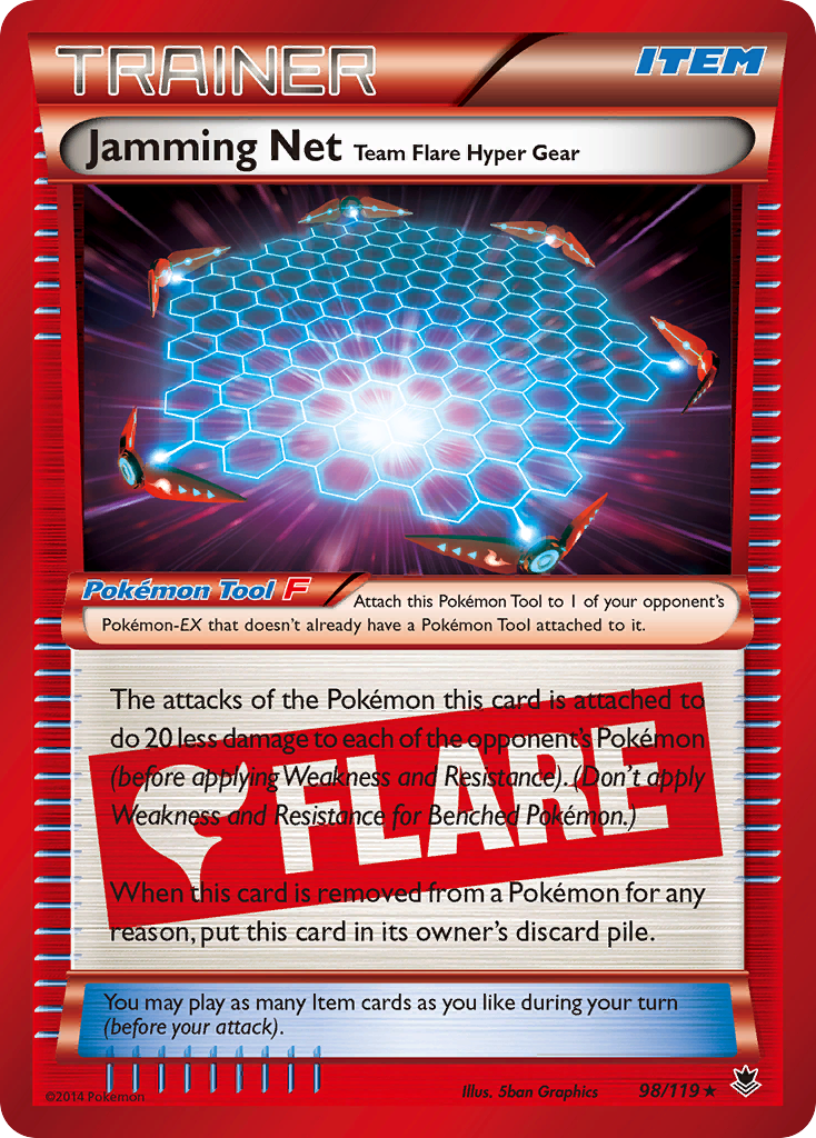 Jamming Net Team Flare Hyper Gear (98/119) [XY: Phantom Forces] - Pokémon - Card Brawlers | Quebec | Canada |