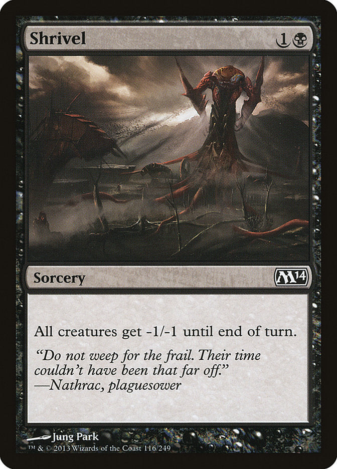 Shrivel [Magic 2014] - Magic: The Gathering - Card Brawlers | Quebec | Canada |