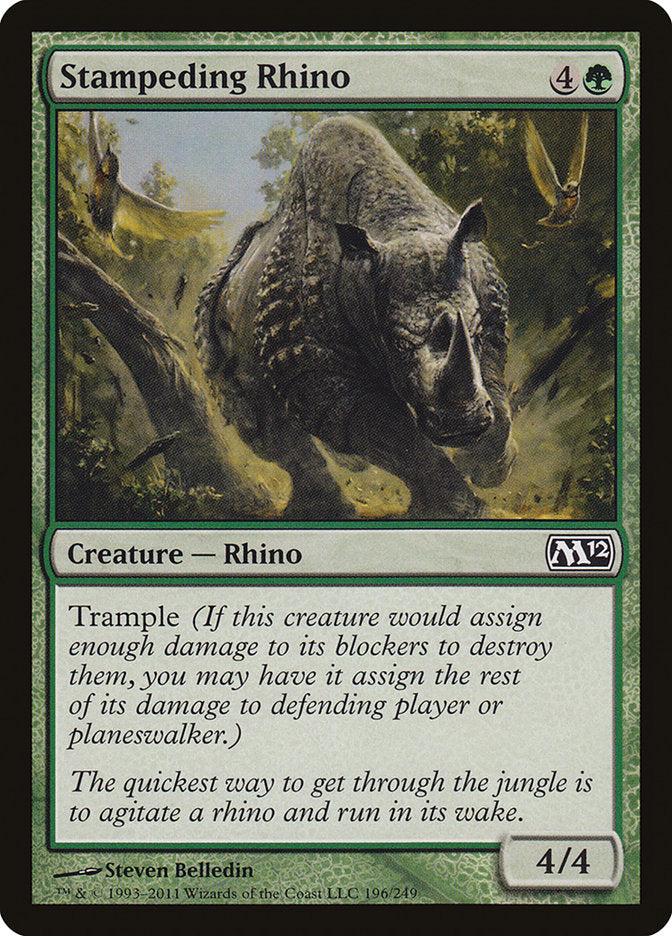 Stampeding Rhino [Magic 2012] - Magic: The Gathering - Card Brawlers | Quebec | Canada |
