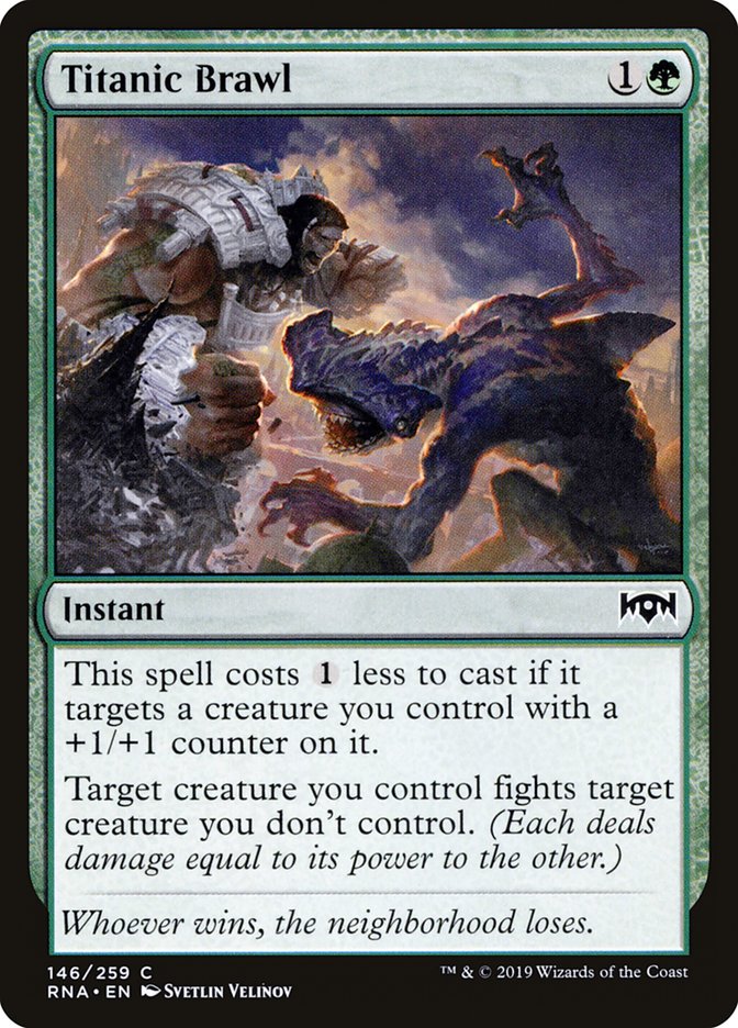 Titanic Brawl [Ravnica Allegiance] - Magic: The Gathering - Card Brawlers | Quebec | Canada |