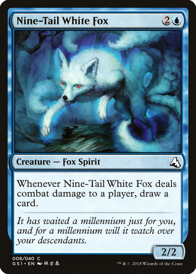 Nine-Tail White Fox [Global Series Jiang Yanggu & Mu Yanling] - Magic: The Gathering - Card Brawlers | Quebec | Canada |