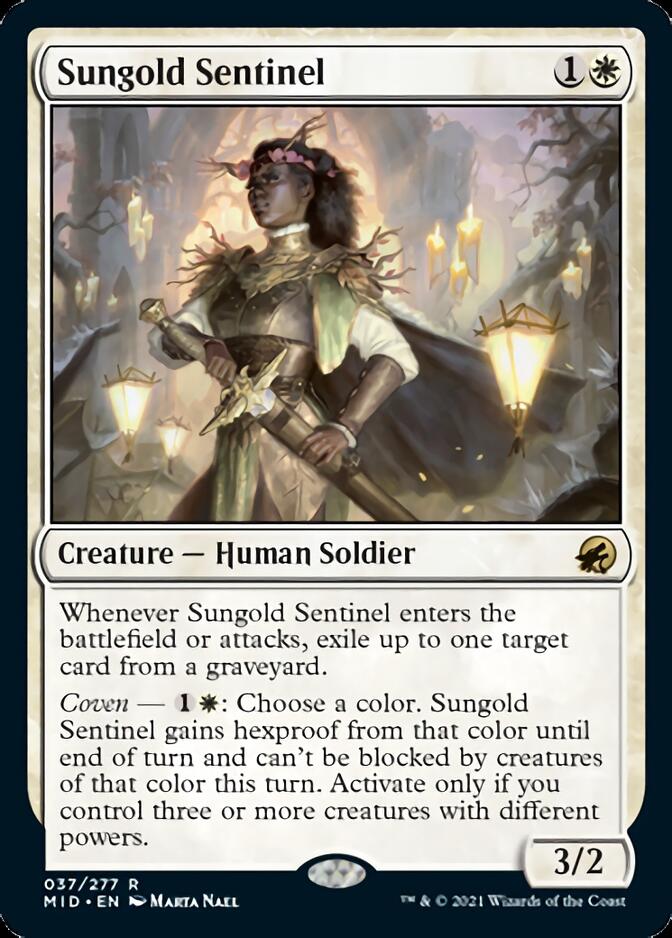 Sungold Sentinel [Innistrad: Midnight Hunt] - Magic: The Gathering - Card Brawlers | Quebec | Canada |