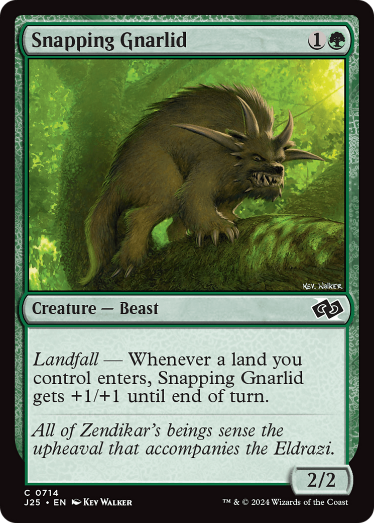 Snapping Gnarlid [Foundations Jumpstart] - Magic: The Gathering - Card Brawlers | Quebec | Canada |