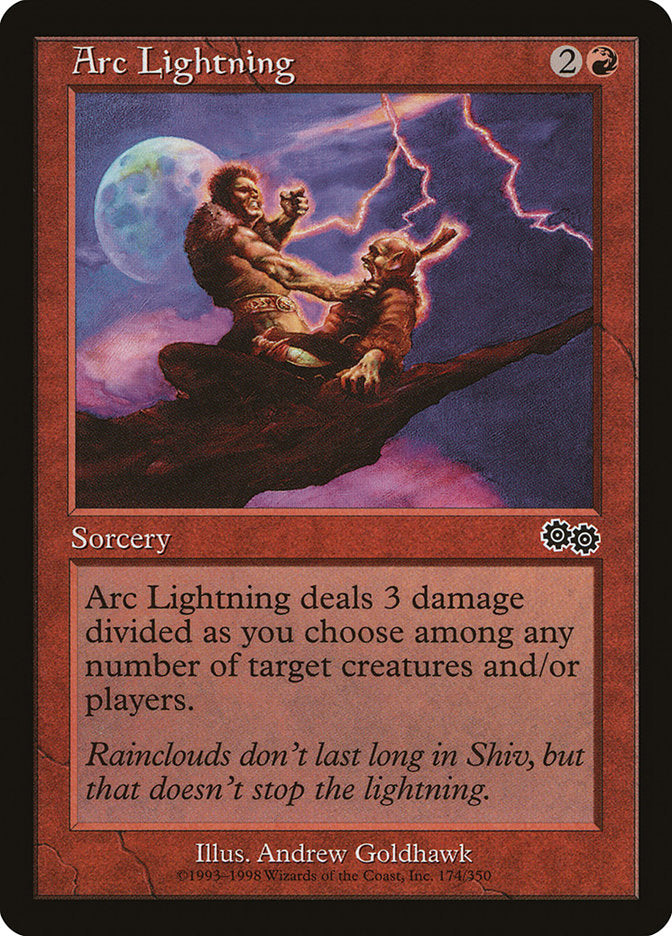 Arc Lightning [Urza's Saga] - Magic: The Gathering - Card Brawlers | Quebec | Canada |