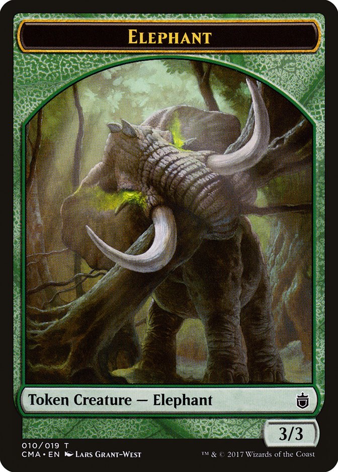 Elephant Token [Commander Anthology Tokens] - Magic: The Gathering - Card Brawlers | Quebec | Canada |