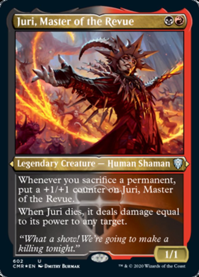 Juri, Master of the Revue (Etched) [Commander Legends] - Magic: The Gathering - Card Brawlers | Quebec | Canada |