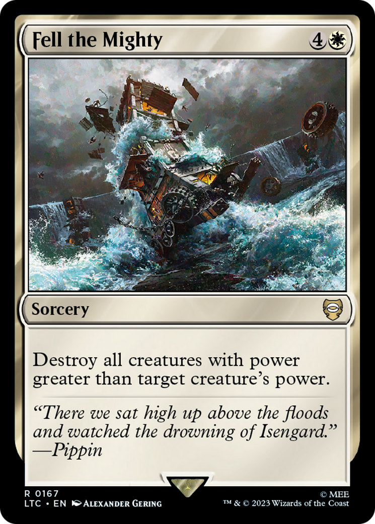 Fell the Mighty [The Lord of the Rings: Tales of Middle-Earth Commander] - Magic: The Gathering - Card Brawlers | Quebec | Canada |