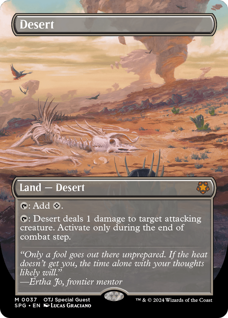 Desert (Borderless) [Outlaws of Thunder Junction Special Guests] - Magic: The Gathering - Card Brawlers | Quebec | Canada |