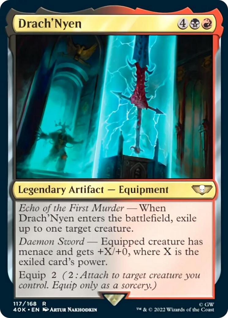 Drach'Nyen (Surge Foil) [Warhammer 40,000] - Magic: The Gathering - Card Brawlers | Quebec | Canada |
