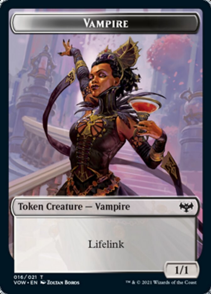 Zombie (008) // Vampire (016) Double-Sided Token [Innistrad: Crimson Vow Tokens] - Magic: The Gathering - Card Brawlers | Quebec | Canada |