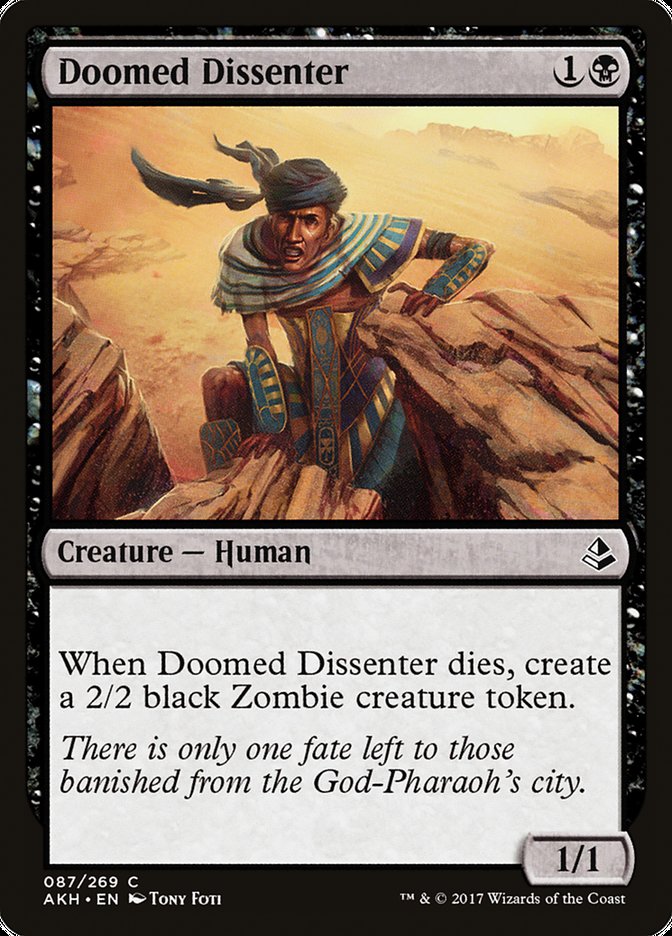 Doomed Dissenter [Amonkhet] - Magic: The Gathering - Card Brawlers | Quebec | Canada |