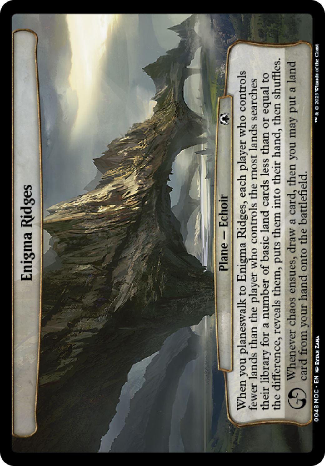 Enigma Ridges [March of the Machine Commander] - Magic: The Gathering - Card Brawlers | Quebec | Canada |
