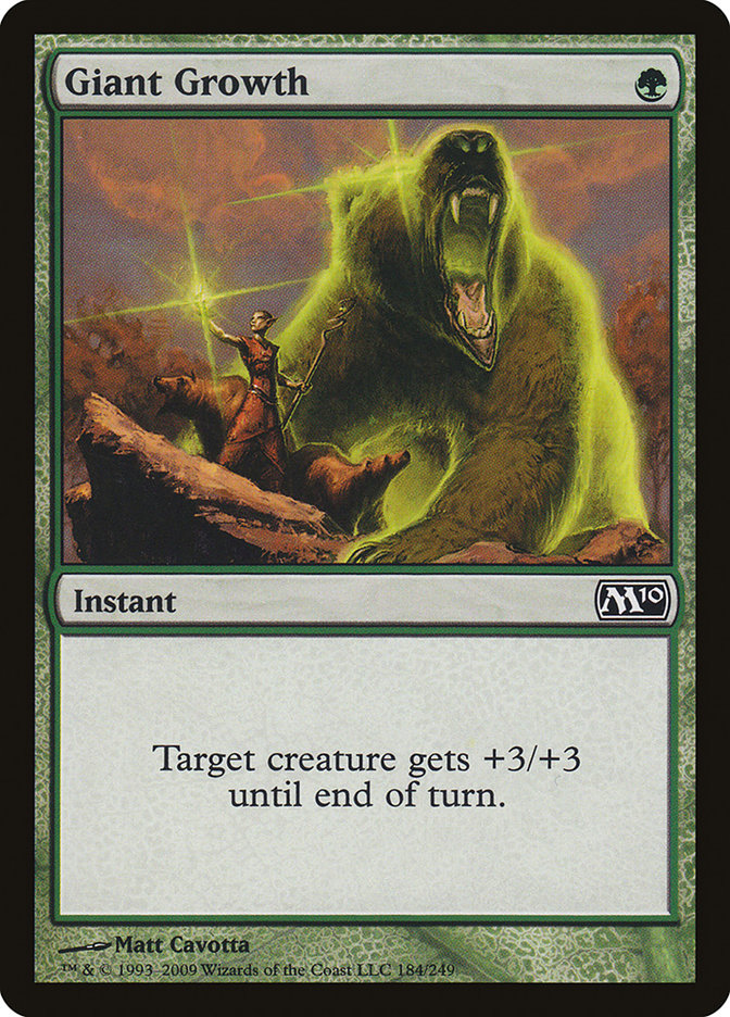 Giant Growth [Magic 2010] - Magic: The Gathering - Card Brawlers | Quebec | Canada |