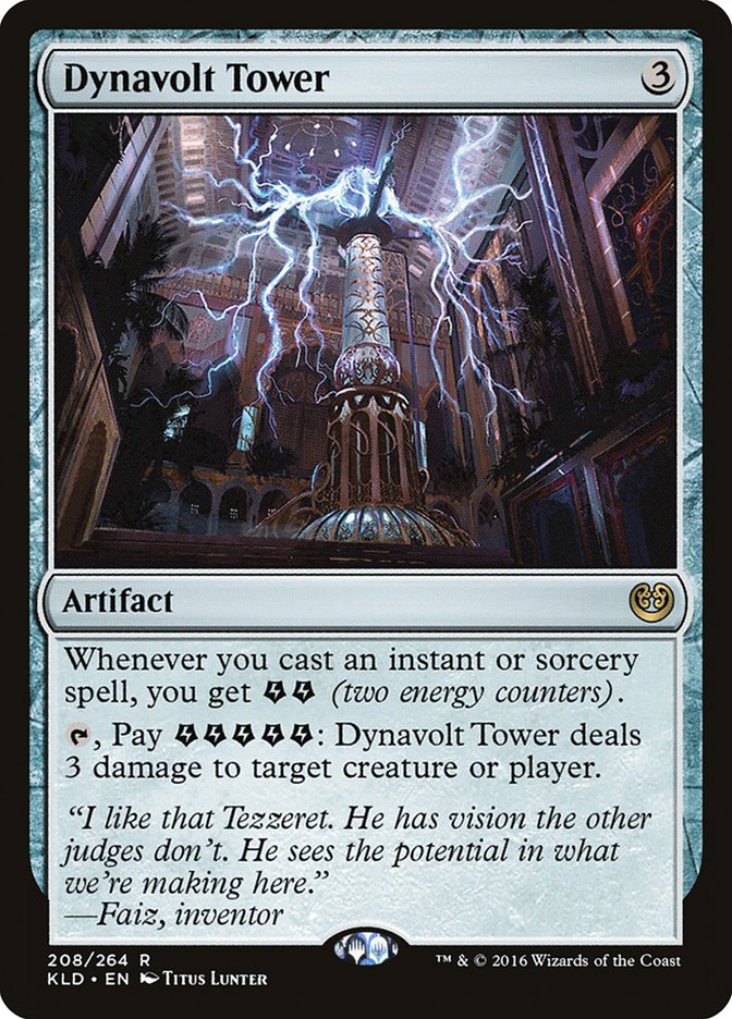 Dynavolt Tower [Kaladesh] - Magic: The Gathering - Card Brawlers | Quebec | Canada |