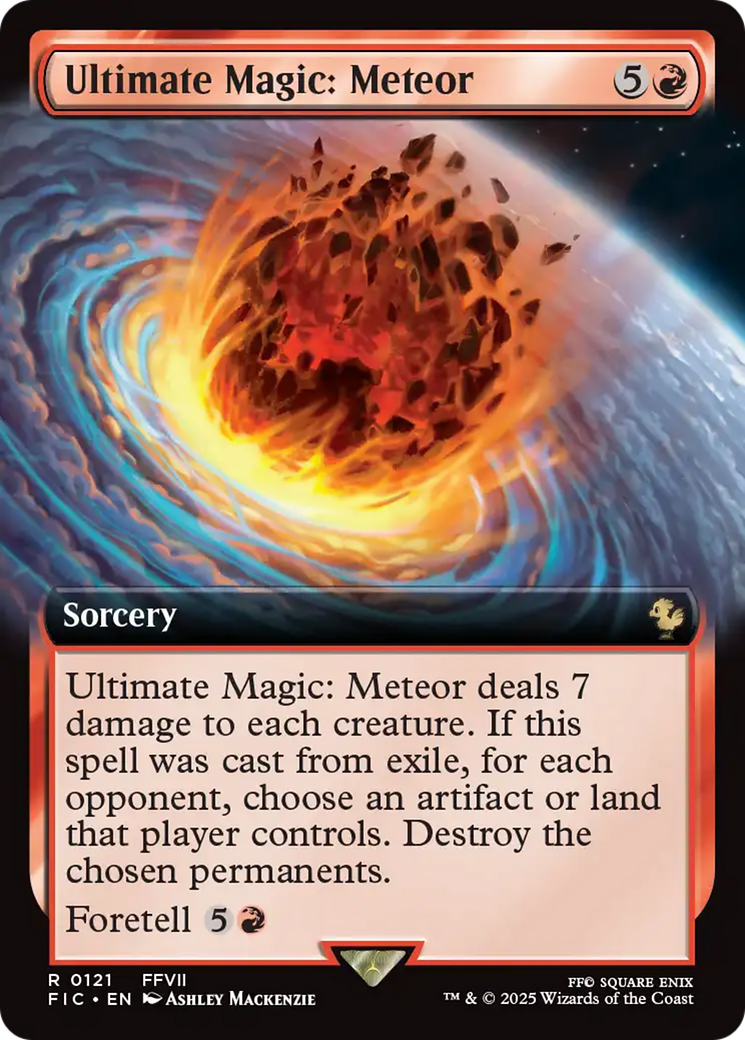 Ultimate Magic: Meteor (Extended Art) [FINAL FANTASY Commander] - Magic: The Gathering - Card Brawlers | Quebec | Canada |