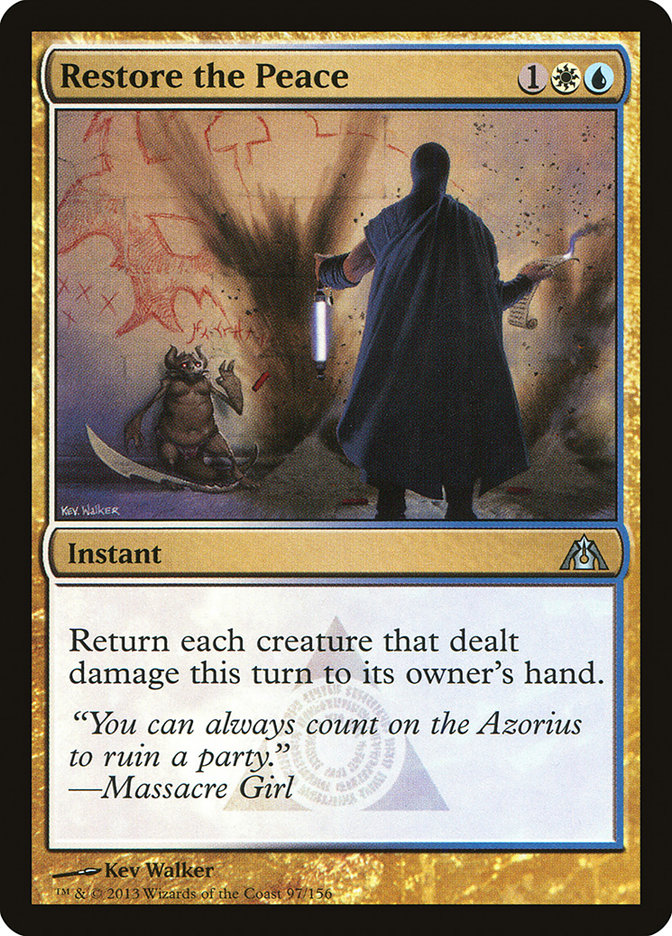 Restore the Peace [Dragon's Maze] - Magic: The Gathering - Card Brawlers | Quebec | Canada |
