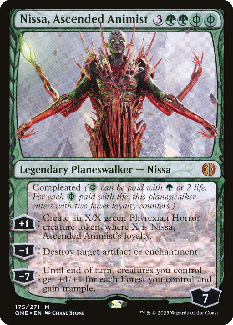 Nissa, Ascended Animist [Phyrexia: All Will Be One] - Magic: The Gathering - Card Brawlers | Quebec | Canada |