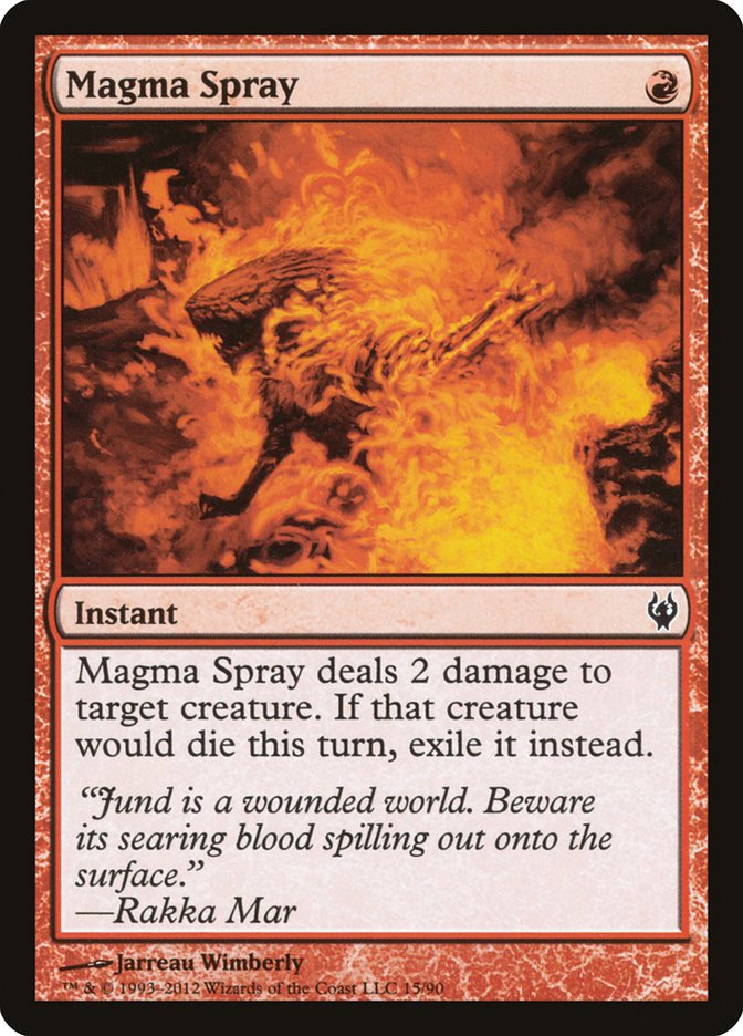 Magma Spray [Duel Decks: Izzet vs. Golgari] - Magic: The Gathering - Card Brawlers | Quebec | Canada |