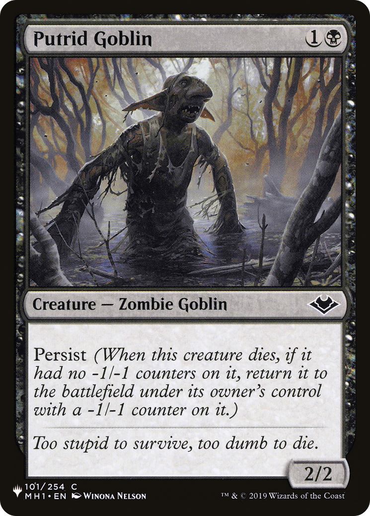 Putrid Goblin [The List] - Magic: The Gathering - Card Brawlers | Quebec | Canada |