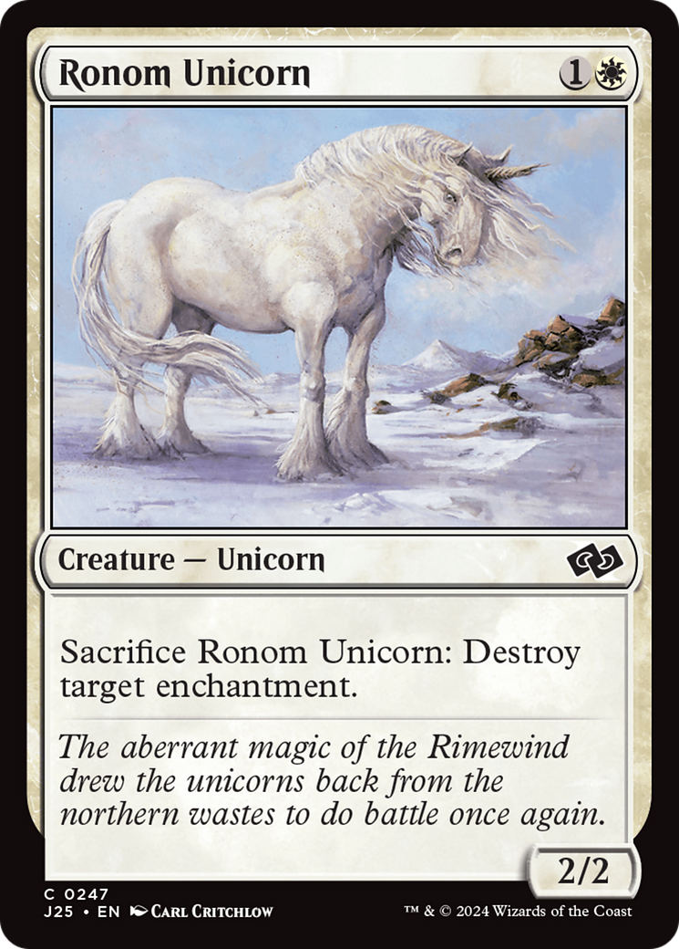 Ronom Unicorn [Foundations Jumpstart] - Magic: The Gathering - Card Brawlers | Quebec | Canada |