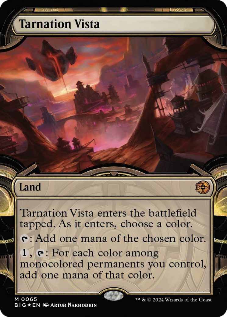 Tarnation Vista (Showcase) (Raised Foil) [Outlaws of Thunder Junction: The Big Score] - Magic: The Gathering - Card Brawlers | Quebec | Canada |