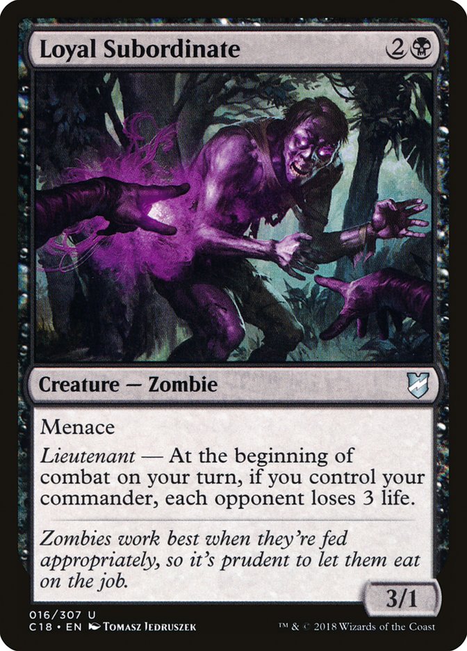 Loyal Subordinate [Commander 2018] - Magic: The Gathering - Card Brawlers | Quebec | Canada |