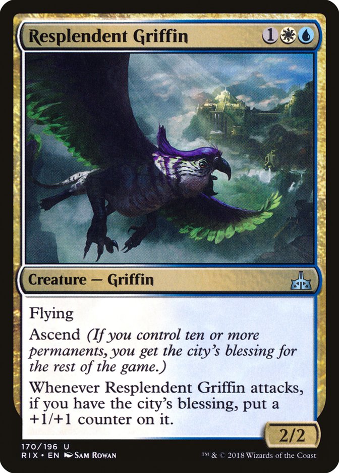 Resplendent Griffin [Rivals of Ixalan] - Magic: The Gathering - Card Brawlers | Quebec | Canada |