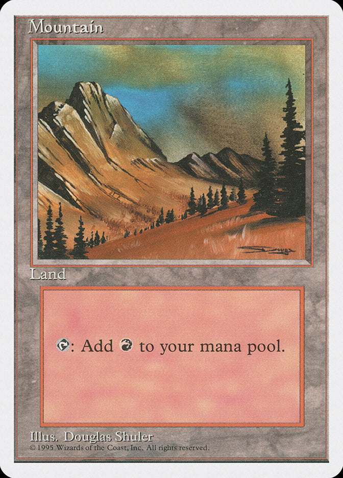 Mountain (No Snow) [Fourth Edition] - Magic: The Gathering - Card Brawlers | Quebec | Canada |