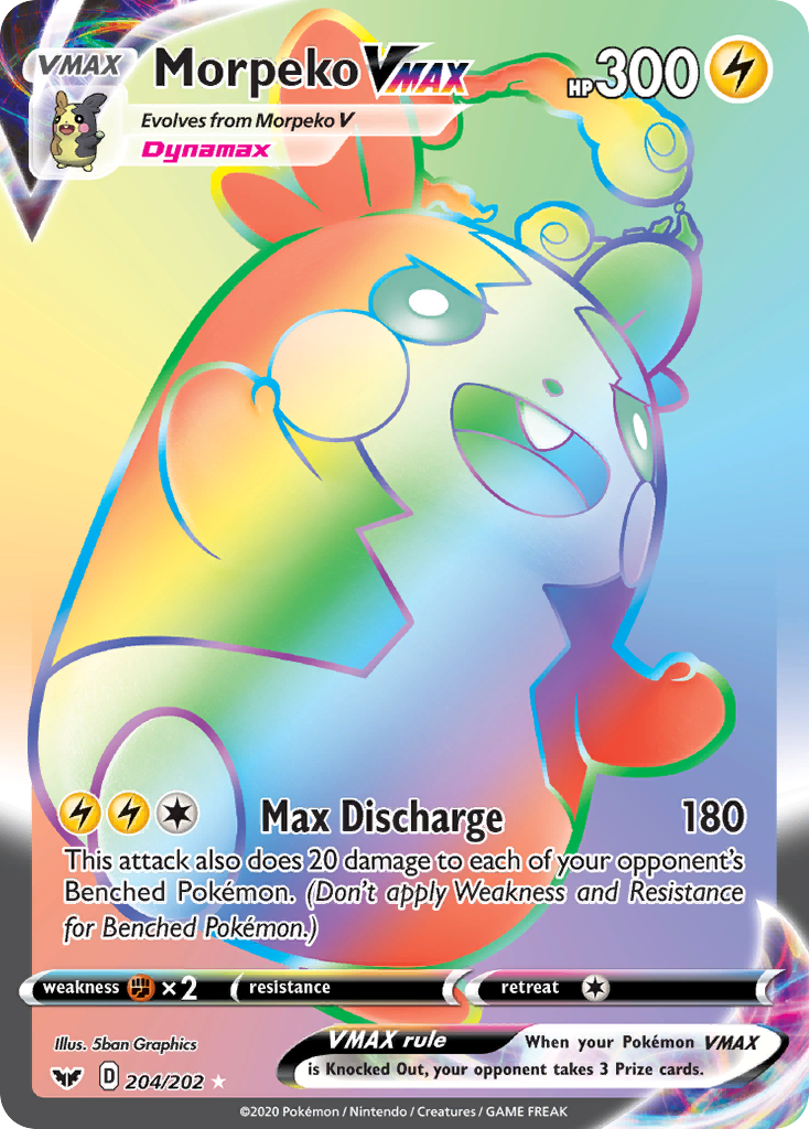 Morpeko VMAX (204/202) [Sword & Shield: Base Set] - Pokémon - Card Brawlers | Quebec | Canada |