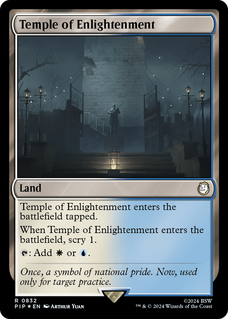 Temple of Enlightenment (Surge Foil) [Fallout] - Magic: The Gathering - Card Brawlers | Quebec | Canada |