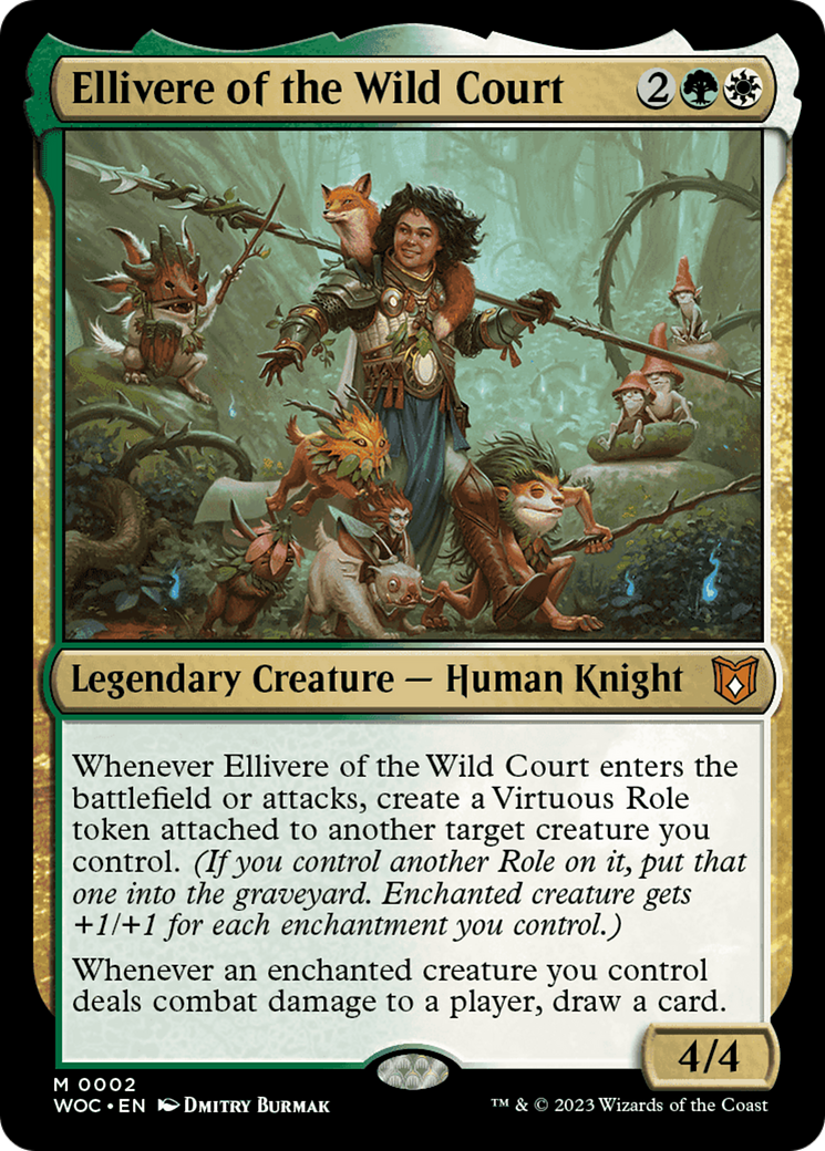 Ellivere of the Wild Court [Wilds of Eldraine Commander] - Magic: The Gathering - Card Brawlers | Quebec | Canada |