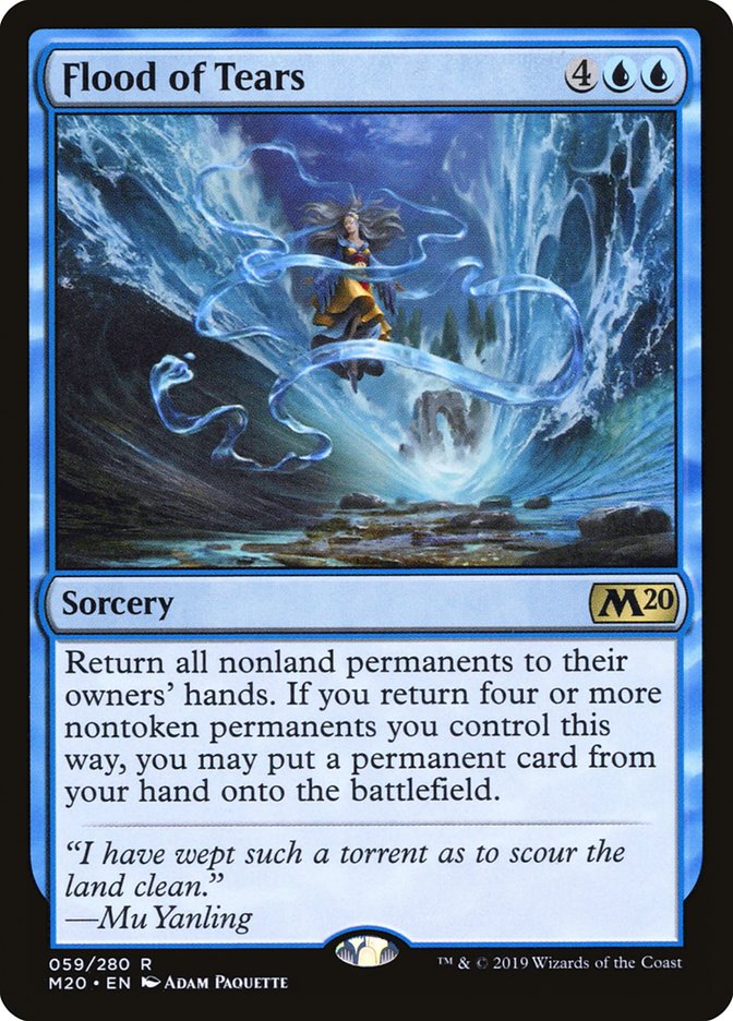 Flood of Tears [Core Set 2020] - Magic: The Gathering - Card Brawlers | Quebec | Canada |