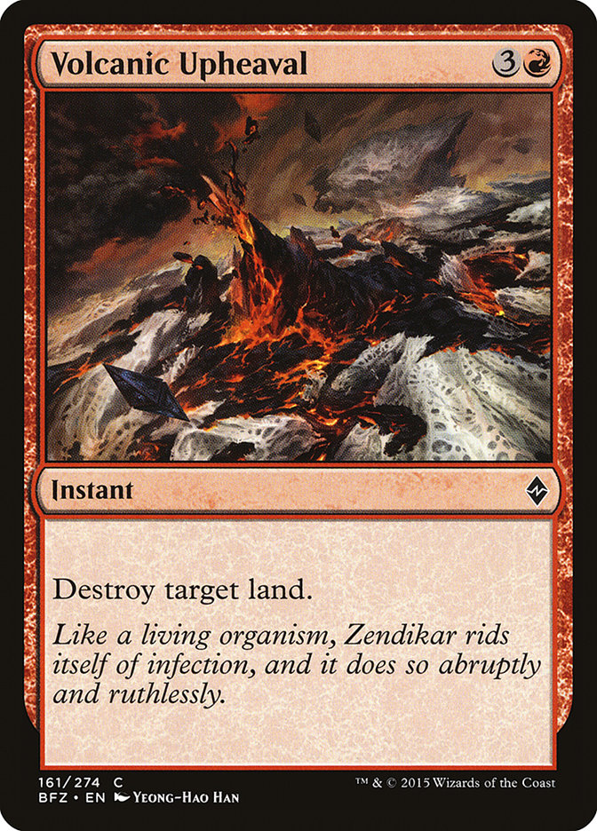 Volcanic Upheaval [Battle for Zendikar] - Magic: The Gathering - Card Brawlers | Quebec | Canada |