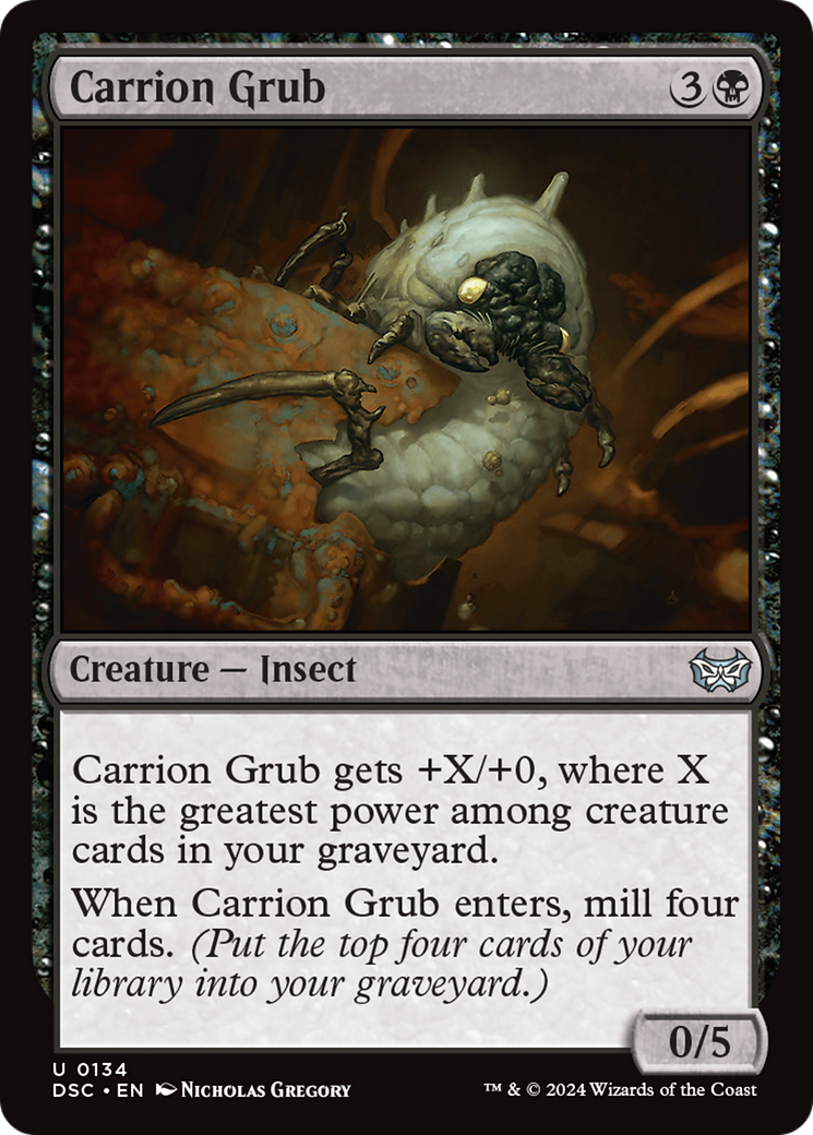 Carrion Grub [Duskmourn: House of Horror Commander] - Magic: The Gathering - Card Brawlers | Quebec | Canada |