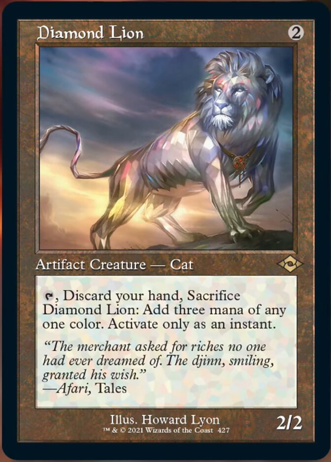 Diamond Lion (Retro Foil Etched) [Modern Horizons 2] - Magic: The Gathering - Card Brawlers | Quebec | Canada |