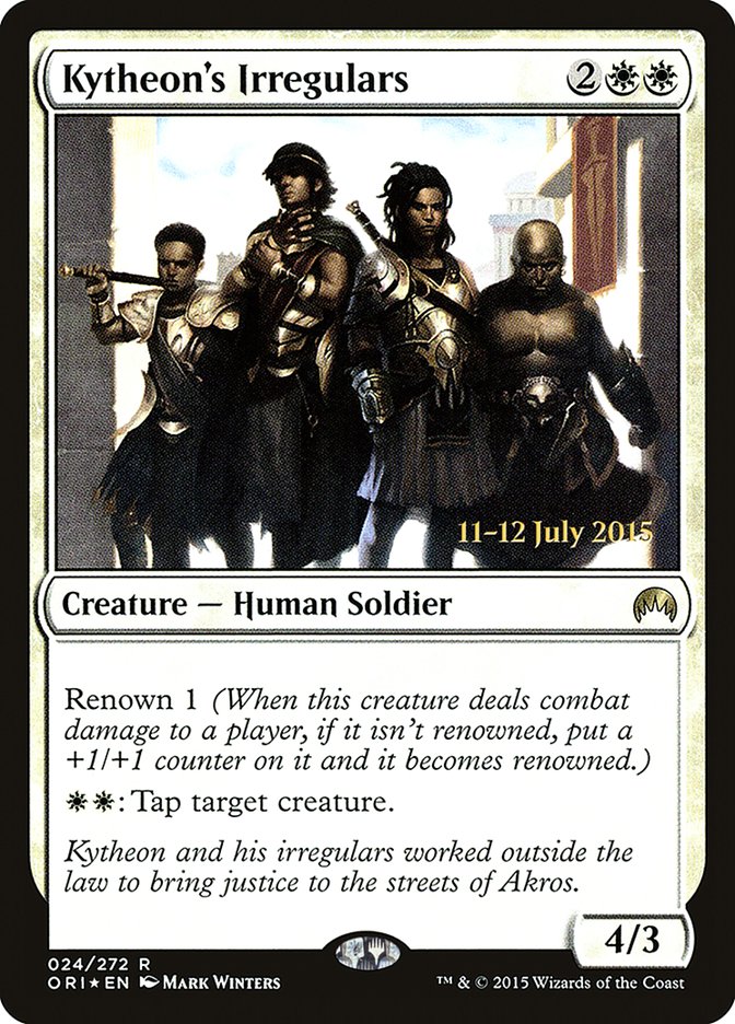 Kytheon's Irregulars [Magic Origins Prerelease Promos] - Magic: The Gathering - Card Brawlers | Quebec | Canada |