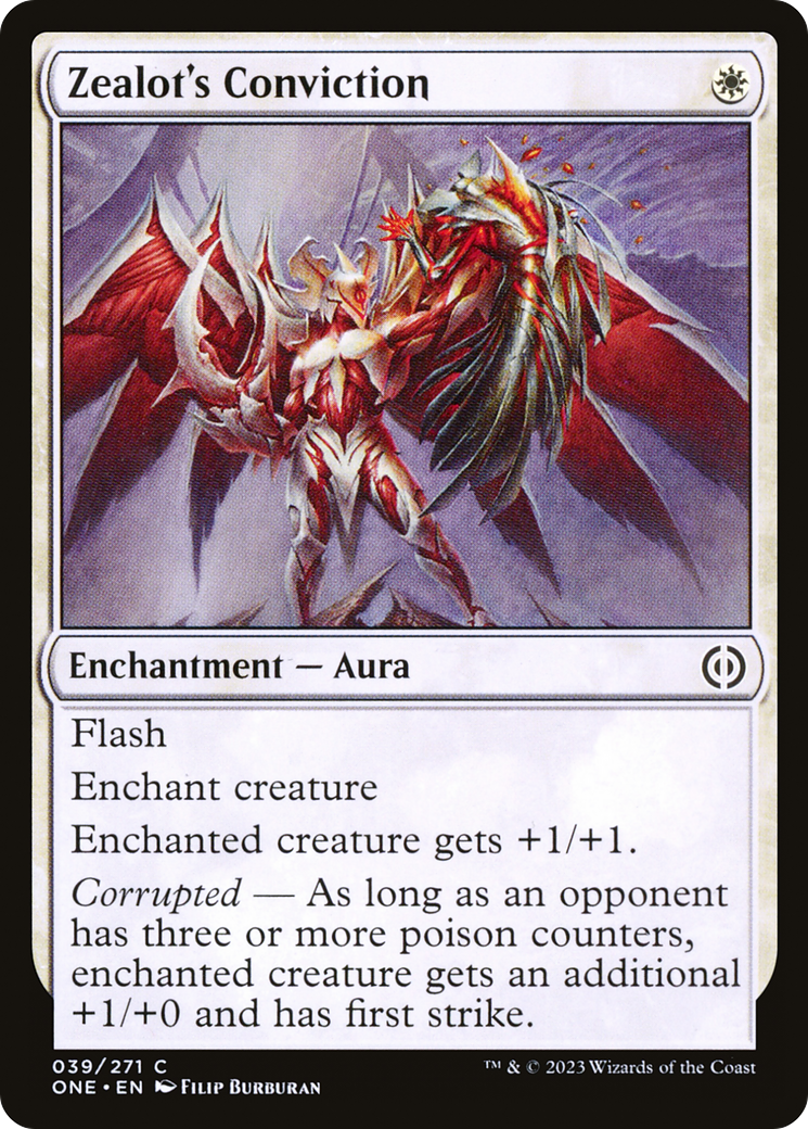 Zealot's Conviction [Phyrexia: All Will Be One] - Magic: The Gathering - Card Brawlers | Quebec | Canada |
