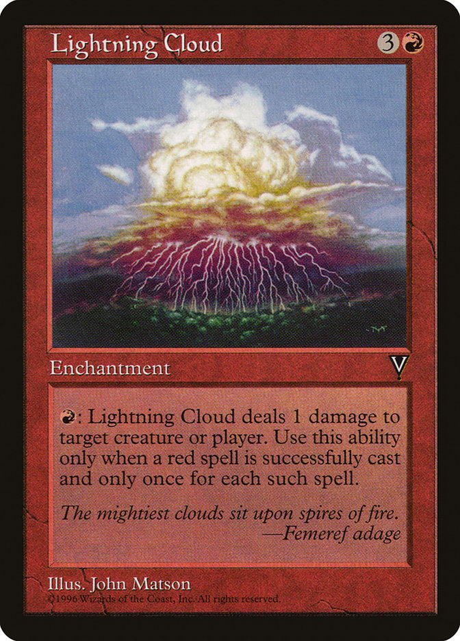 Lightning Cloud [Visions] - Magic: The Gathering - Card Brawlers | Quebec | Canada |