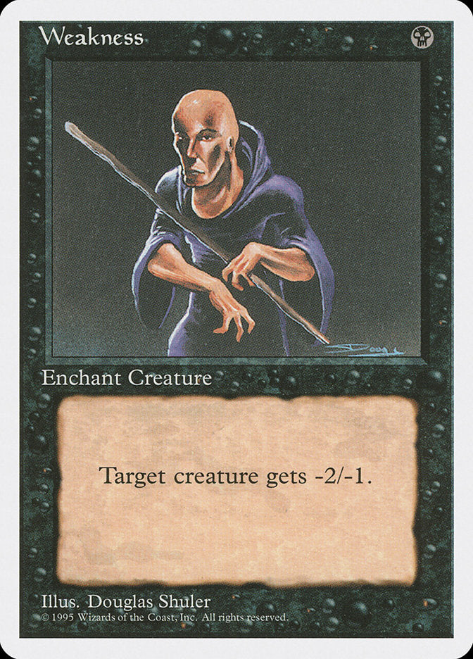 Weakness [Fourth Edition] - Magic: The Gathering - Card Brawlers | Quebec | Canada |