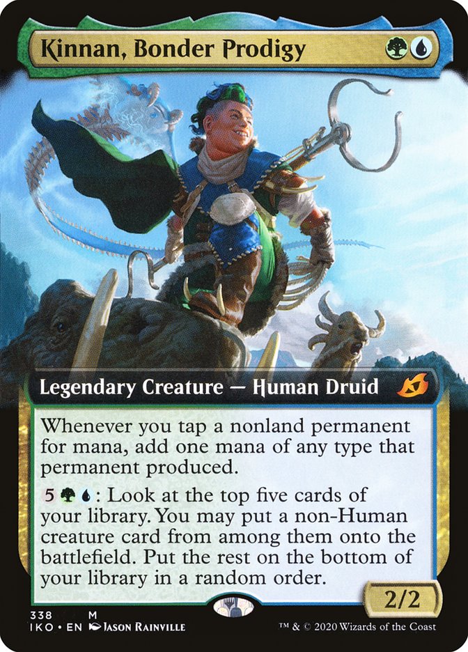 Kinnan, Bonder Prodigy (Extended Art) [Ikoria: Lair of Behemoths] - Magic: The Gathering - Card Brawlers | Quebec | Canada |