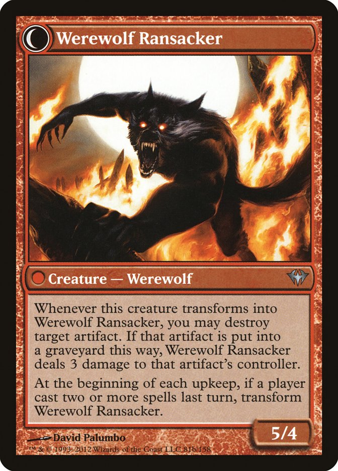 Afflicted Deserter // Werewolf Ransacker [Dark Ascension] - Magic: The Gathering - Card Brawlers | Quebec | Canada |