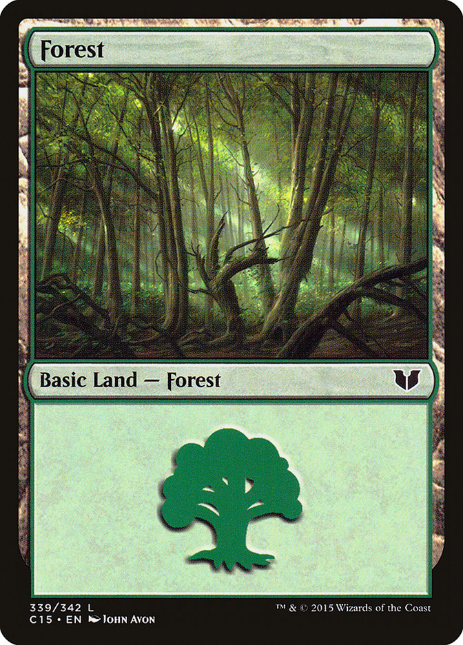 Forest (339) [Commander 2015] - Magic: The Gathering - Card Brawlers | Quebec | Canada |